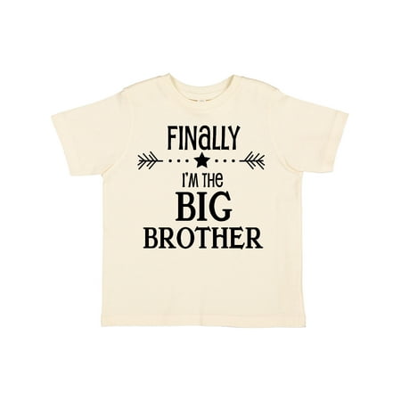 

Inktastic Finally I m the Big Brother Gift Toddler Boy Girl T-Shirt