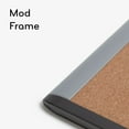 thumbnail image 4 of U Brands MOD Cork Bulletin Board Black and Gray Frame 20" x 16" 390U00-01, 4 of 6