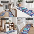 thumbnail image 5 of Blue Paisley and Floral Pattern Kitchen Rugs Sets Of 3,Kitchen Runner Rugs Non Skid Washable,Decorative Kitchen Floor Mats for Kitchen,Sink,Laundry,17"x30"+ 17"x47" + 17"x59", 5 of 6