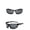 Black, variant on Polarized Sports Sunglasses for Men, UV400 Protection, PC Frame, Outdoor Riding Glasses, Cycling Eyewear