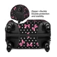 thumbnail image 2 of Lsque polka dot with pink bows Printed Luggage Cover, Travel Luggage Protector,Scratch and Dirt Resistant, Fits 18-32 Inch Luggage-Large, 2 of 7