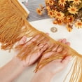 thumbnail image 3 of 10 Yards Polyester Tassel Lace Ribbon Fringe Lace Trim Macrame Ribbon Goldenrod 5-3/4 inch(145mm), 3 of 9