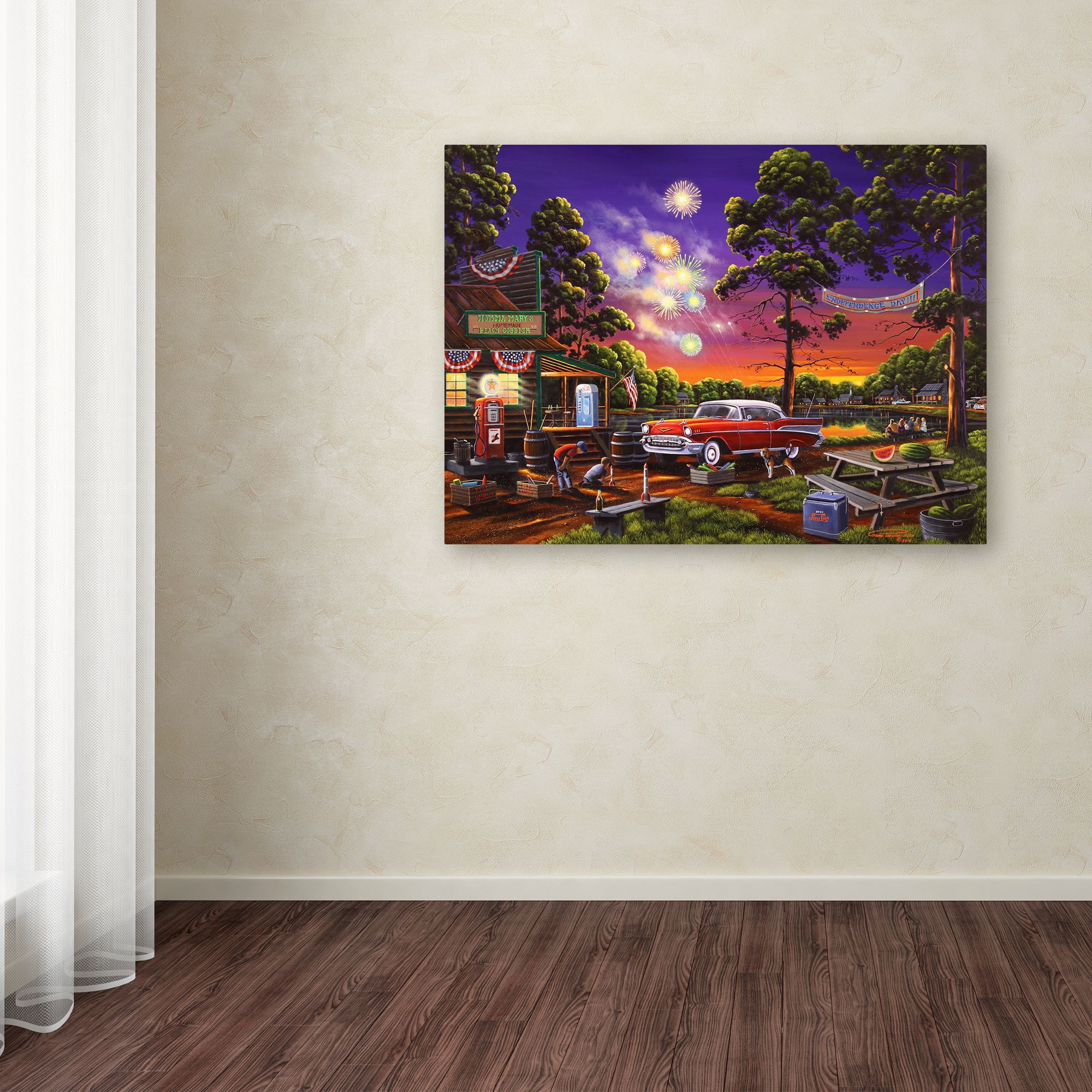 Trademark Fine Art 'Independence Day' Canvas Art by Geno Peoples