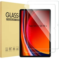 [2-Pack] elitegadget Screen Protector for Samsung Galaxy Tab S10  Plus 12.4" (SM-X820), Galaxy Tab S9 FE  Plus (SM-X610), Galaxy Tab S9  Plus (SM-X810) - Tempered Glass Film 9H Hardness