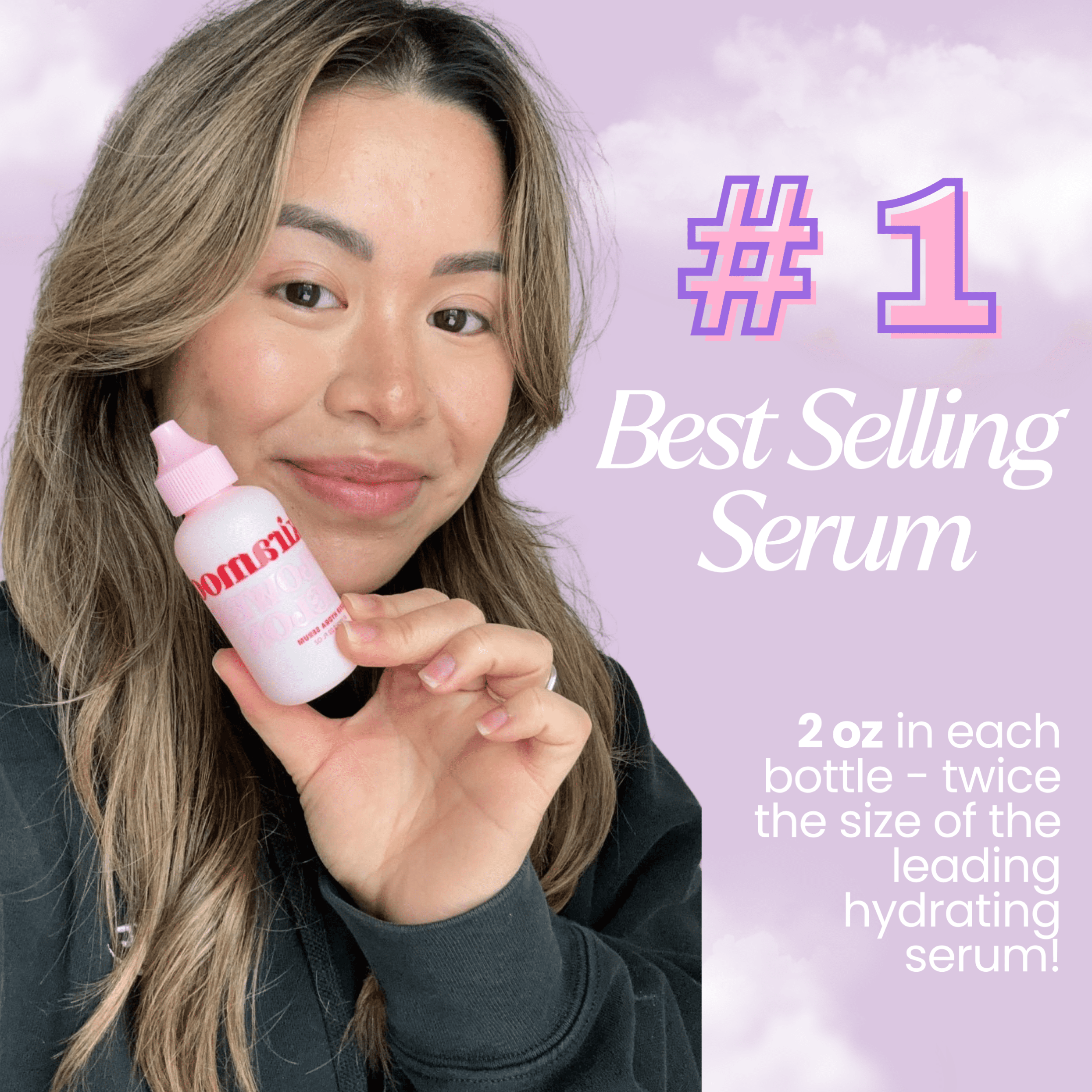 Kiramoon Flowermelon Super Hydra Glow Facial Serum, 2oz
