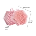 thumbnail image 2 of Fiudx Cepillo de Ducha, Guante Exfoliante para Cuero Cabelludo, Exfoliante de Lufa para Mascotas, Masajeador de Baño de Doble Cara, Limpiador de Cabello para La Ducha, Uso En Spa En Casa, para Todo T, 2 of 2