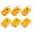 thumbnail image 1 of Adaptador de enchufe de termopar macho y hembra (6 unidades) Conectores de cable tipo K, 1 of 6