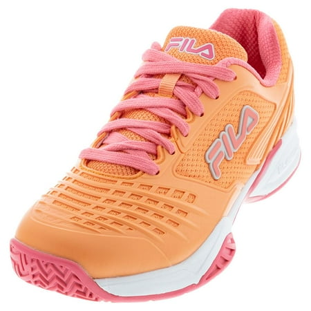Fila Women`s Axilus 2 Energized Tennis Shoes Melon and White ( 7.5 )