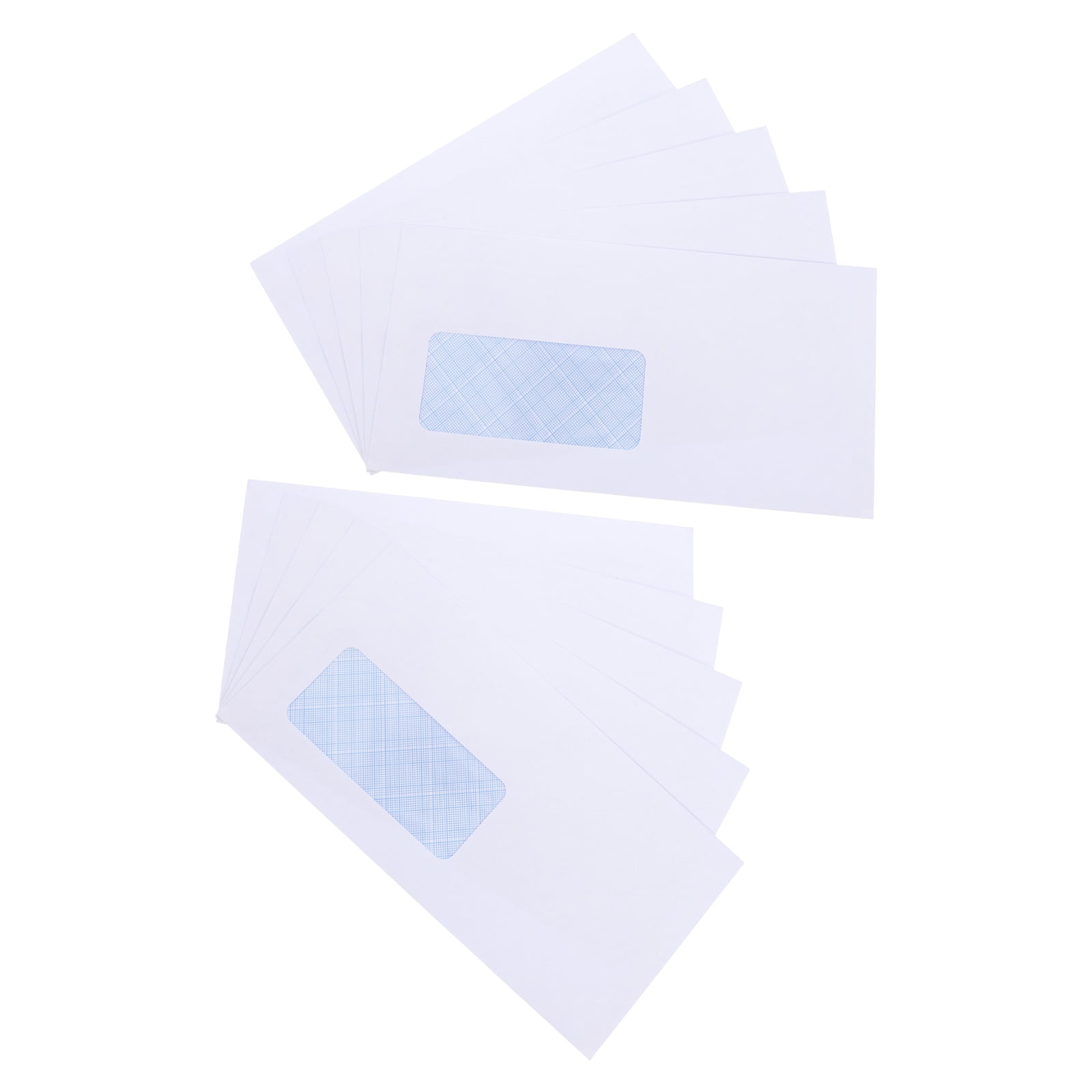 Aimoh #10 Security Tinted Envelopes, No Window, Self-Seal, 100