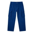 thumbnail image 6 of Loose Cargo Pants for Men,Straight Leg Casual Wide Leg Trousers with Multi Pockets for Hiking and Traveling, 6 of 7