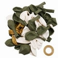 thumbnail image 3 of Sage Green and Gold Balloons, 67pcs 12 Inch Sage Green Gold White Gathering Balloons for Birthday, Wedding, 3 of 9