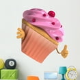 thumbnail image 1 of Cupcake and White Panel Wall Decal by Wallmonkeys Peel and Stick Graphic (48 in H x 45 in W) WM37765, 1 of 4