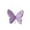Purple, variant on Leodye 1PCS Butterfly Veil Flower Garland Delicate Festive Home Party Wedding Outdoor Courtyard Scene Arrangement Decor -12.60x1 1.81in