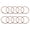 Copper, variant on Uxcell Shower Curtain Rings, 12 pack Carbon Steel Round Snap Shower Curtain Hooks, 0.98 inch Binder Rings Black