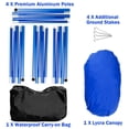 thumbnail image 6 of Gymax 10x9 FT Portable Beach Canopy Tent Shelter w/ Sand Anchor Carry Bag Blue, 6 of 7