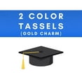 thumbnail image 2 of Class Act Graduation Graduation Tassel - 2023 - Gold Charm - 2 Color, Brown / Gold, 2 of 9