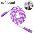 thumbnail image 2 of Jump Rope Beaded Jump Rope, Skipping Rope Adjustable for Adult Kids, Tangle-Free Speed Rope for Double Dutch Boxing Workout Exercise Fitness Weight Loss, 2 of 5