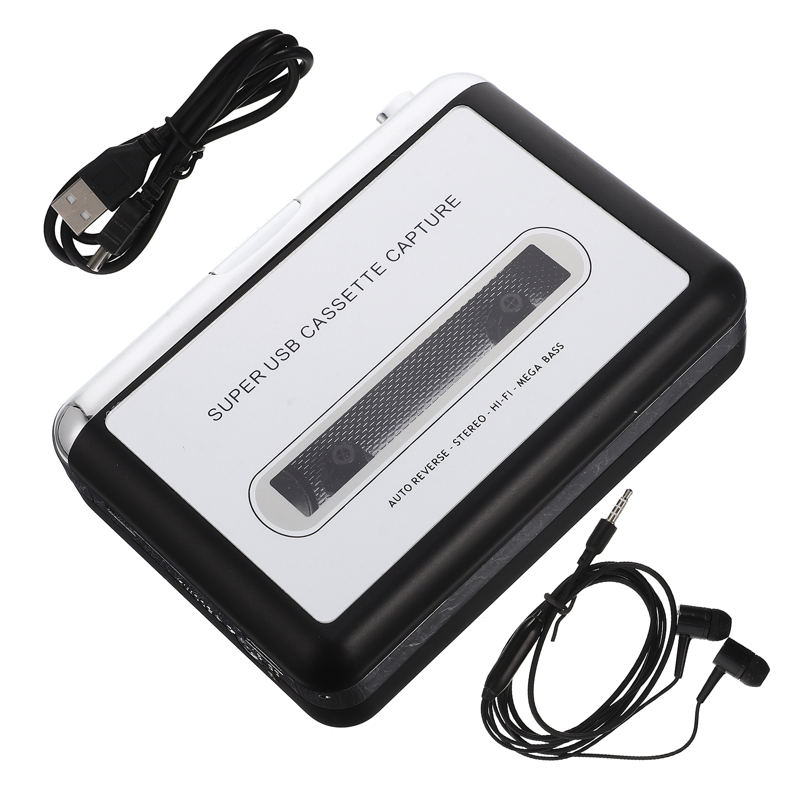 Convertisseur Cassette Vers MP3 - Lecteur/Enregistreur USB, Plug & Play - Pour Numériser Cassettes Audio Sur Clé USB