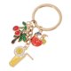 thumbnail image 5 of Accesorios de bolsa: 1Pc llaveros de moda, charms de bolso, color rojo [Cóctel de fruta de esmalte], 5 of 5