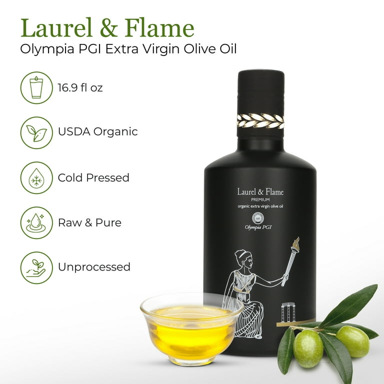 Laurel & Flame Gourmet Cooking Olympia PGI Extra Virgin Olive Oil