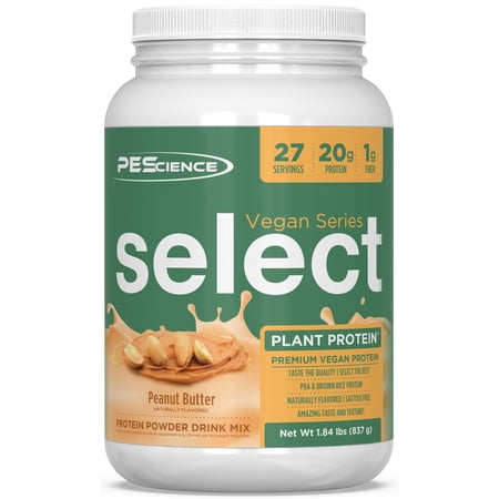 Select Vegan Protein Powder – Plant-Based Pea & Brown Rice Blend, Soy-Free, Gluten-Free