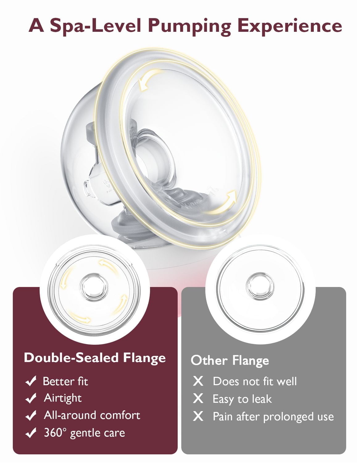 Momcozy Hands-Free Breast Pump S12 Pro Wearable, Double Wireless Pump with Comfortable DoubleFit Flange