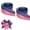 2pcs red blue star, variant on Patriotic Wired Ribbon for Wreaths ,Red White Blue Striped Burlap Fabric with Stars,Thick Plaid Ribbon for 4th of July Decorations and Patriotic Bows