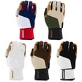 thumbnail image 2 of Marucci Blacksmith Series Full Wrap Adult Men's Batting Gloves Pair Green | Tan Small, 2 of 2