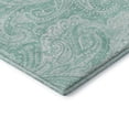 thumbnail image 4 of Addison Rugs Mayfield Washable Transitional Paisley Teal Rectangle Rug, 3' x 5', 4 of 6