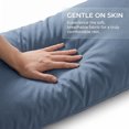 thumbnail image 5 of Unique Bargains Smooth and Cool Envelope-style Closure Durable Bedding Pillowcases Blue, 5 of 5