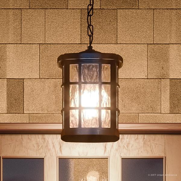 Urban Ambiance Luxury Craftsman Outdoor Pendant Light ...