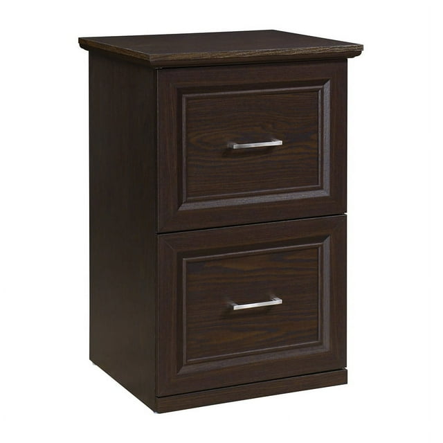 Jefferson Engineered Wood Vertical File with Lockdowel in Espresso Finish