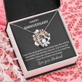 thumbnail image 4 of Make Your Wife Smile By Giving Her This Beautiful Necklace - Forever Love Necklace - White Gold or Yellow Gold - Gift Box, 4 of 5