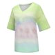 thumbnail image 2 of Blusas de Manga Corta Casuales para las Mujeres con Cuello en V, Top de Poliéster de Moda de Verano para el Uso Diario, 2 of 7