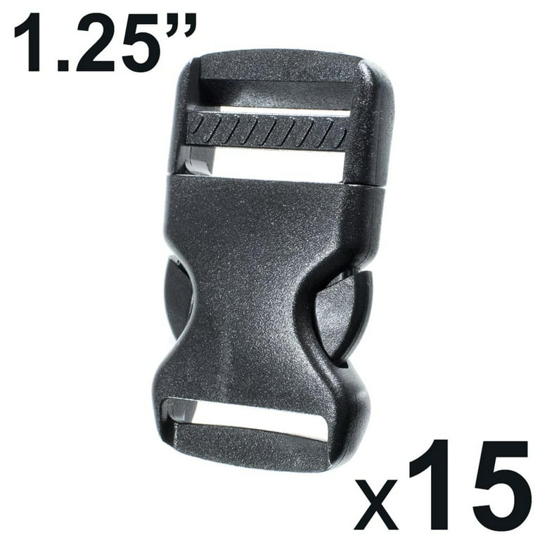 ONE WVW PIN 4 Pack Buckle 1 inch, Quick Side Release Buckles for 1