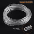 thumbnail image 2 of Tubo de vinilo transparente Uxcell 1mm ID 1.6mm OD 2m, 2 of 6