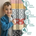 thumbnail image 3 of Blackout Kids Curtains,Colorful Geometric Striped Pattern Childrens Insulated Curtains Set Of 2,Bedroom Essentials,Toddler Room Decor 42x54in(106x137cm), 3 of 5