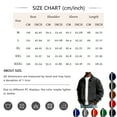 thumbnail image 2 of Mohiass Bomber Jacket Men Zip Up Lightweight Jackets Casual Stylish Fall Winter Coats Windbreaker Clothing with Pockets Dark Green 3XL, 2 of 3