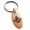 Rose, variant on Stainless Steel Freemasons Masonic Skull & Crossbones Engraved Small Oval Charm Keychain Keyring
