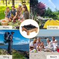 thumbnail image 3 of HUGFEGWE Barbecue Stove,Portable Tabletop Korean BBQ Grill Camp Griddle Hot Pot Stove Camping Alcohol Stove Griddle Hibachi Grill Indoor Furnace Kitchenware,with Wooden Shelf,for Outdoor CA919-66969, 3 of 9