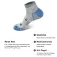 thumbnail image 2 of Women's Wool Blend Ankle Socks, Moisture Wicking, 2 of 5