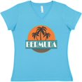 thumbnail image 3 of Inktastic Bermuda Vacation Trip Women's V-Neck T-Shirt, 3 of 5