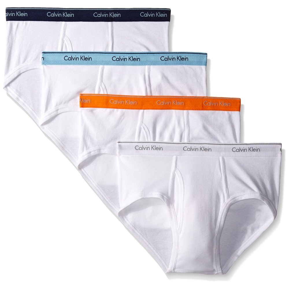 Calvin Klein Calvin Klein NEW White Mens Size XL Four Pack Classic Fit Briefs
