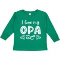 thumbnail image 3 of Inktastic I Love My Opa with Hearts Boys or Girls Long Sleeve Toddler T-Shirt, 3 of 5