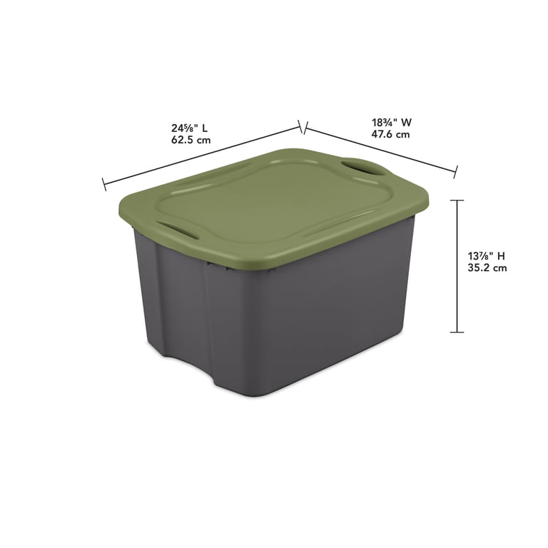 Sterilite EZ Carry 17.5 Gal Storage Bin with Full-Grip Handles photo 2