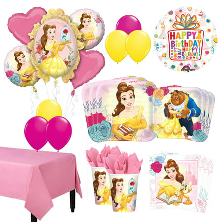 The Ultimate 8 Guest 53pc Beauty and The Beast Birthday Party