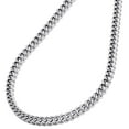 thumbnail image 3 of Real 10K White Gold 3D Hollow Franco Box Link Chain 3.75mm Necklace 38 Inches, 3 of 6