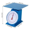 thumbnail image 2 of 220-Lbs Heavy-Duty Industrial Spring Scale, Mechanical Food Scales, Kitchen Weighing Dial Scale with Iron Platform, 2 of 21