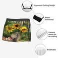 thumbnail image 5 of Kdxio Men's Boxer Briefs with Vintage Wooden Bucket Print - Comfortable and Breathable Underwear for Everyday Wear, 5 of 7