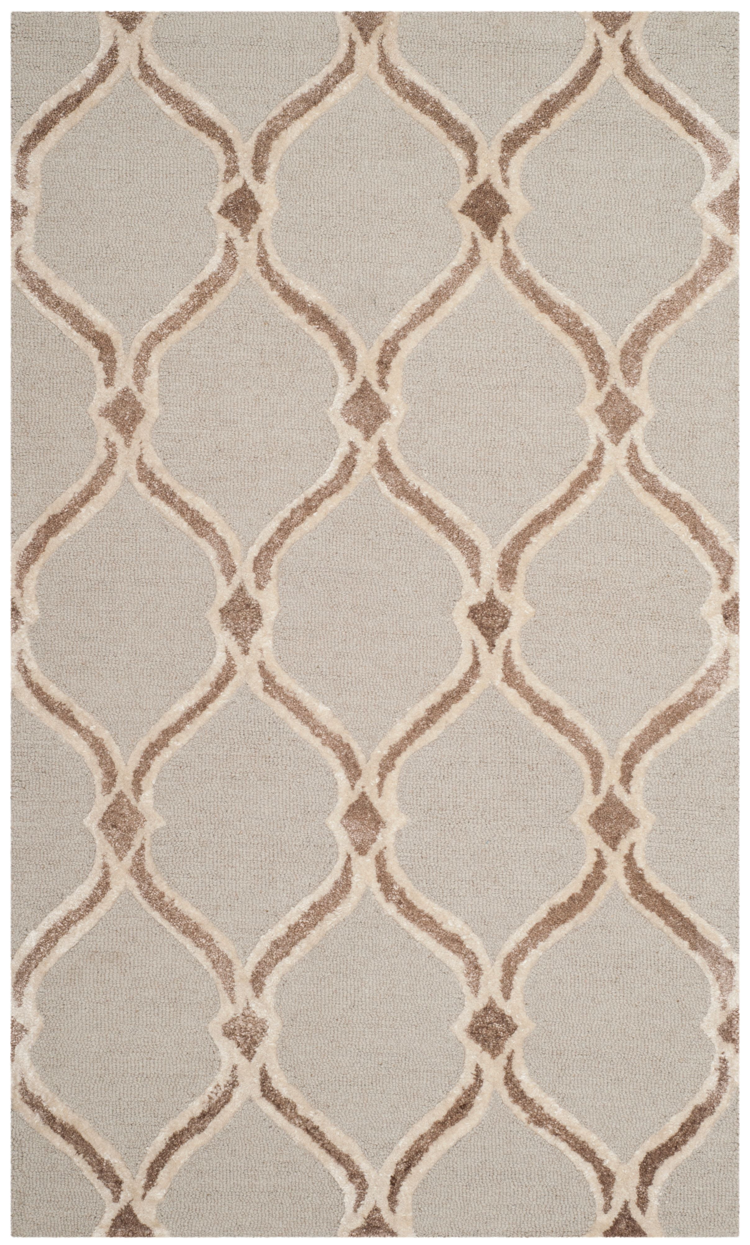 SAFAVIEH Manchester Layne Geometric Area Rug, Taupe/Ivory, 8' x 10'